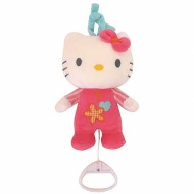 Baby  Geboorte kado Hello Kitty muziek knuffel