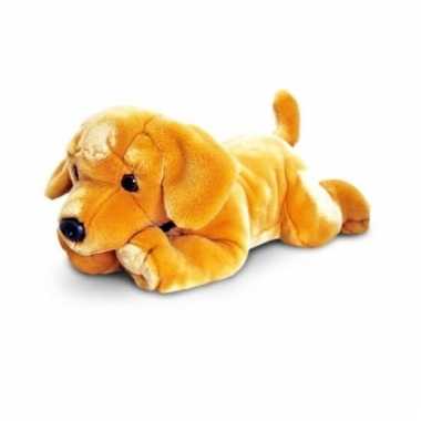 Baby grote blonde labrador pup knuffel