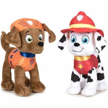 Baby paw patrol knuffels set karakters zuma marshall