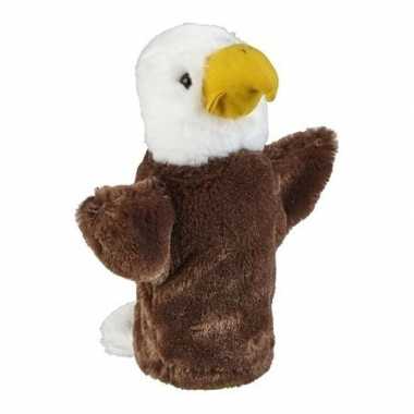 Baby pluche arend handpop cm knuffel