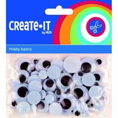 Baby  Zwarte wiebeloogjes rond stuks knuffel