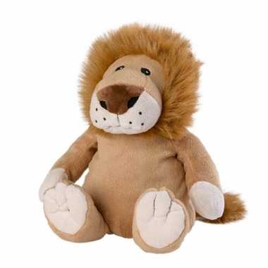 Warm knuffel leeuw babyshower kado