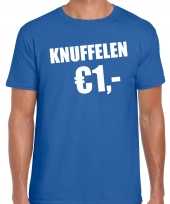Baby fun t-shirt knuffelen euro blauw heren