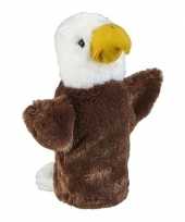 Baby pluche arend handpop cm knuffel