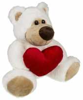 Baby pluche knuffelbeertje hart 10176972