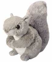 Baby pluche knuffeltje eekhoorn grijs