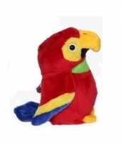Baby pluche rode ara papegaai knuffels 10167023