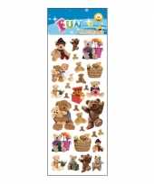 Baby poezie album stickers teddyberen knuffel