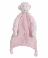 Baby roze mickey tuttel aapje knuffel
