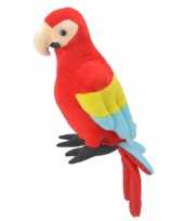 Baby speelgoed papegaai knuffel 10082604