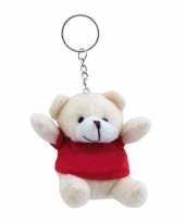 Baby x sleutelhangers beer rood knuffel 10173781