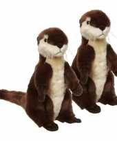 Baby x stuks pluche otter knuffeldier
