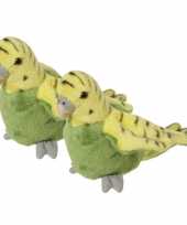 Baby x stuks pluche parkiet knuffel