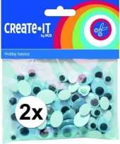 Baby x zelfklevende wuppie ogen knuffel