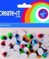 Baby zwarte wiebeloogjes gekleurde wimpers knuffel